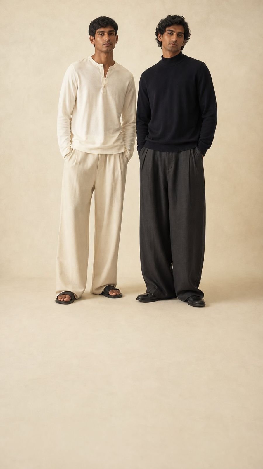 JIT Export Gallery campaign — trousers and shirts