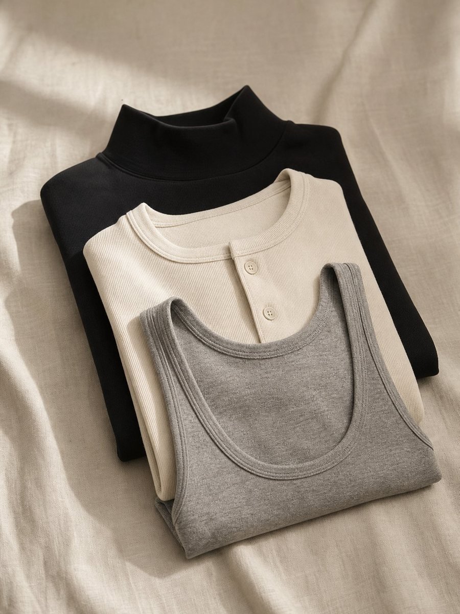 JIT Export Gallery premium knitwear, folded collection